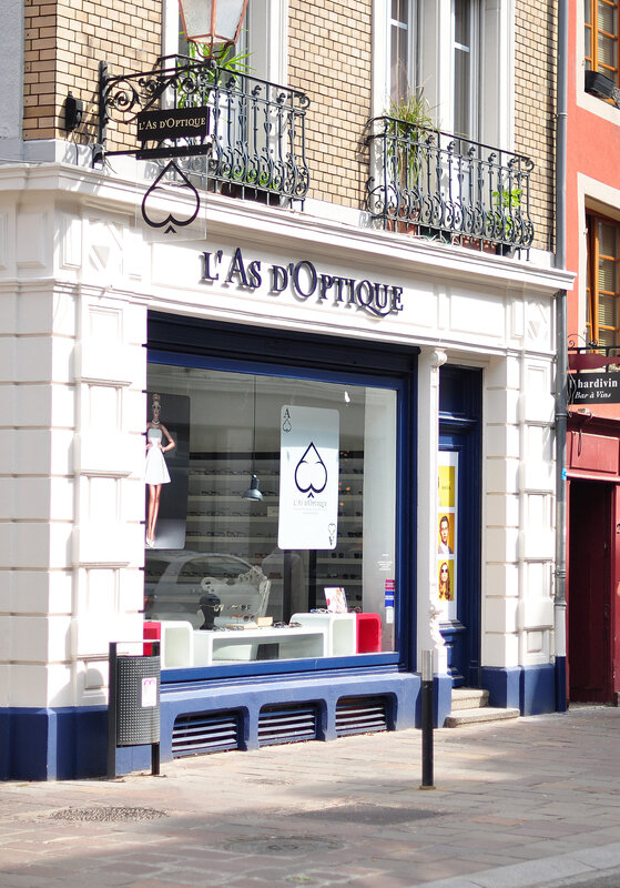 Devanture L'As d'Optique, Mulhouse